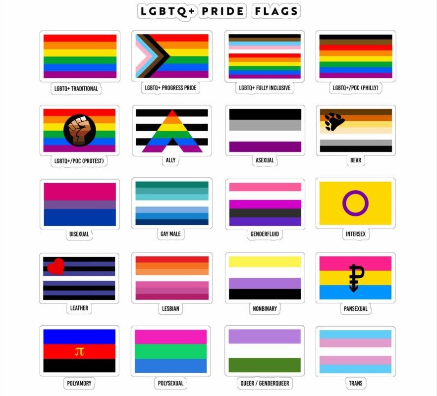 A Complete Guide to What the Different Gay Pride Flags Mean - Fundraising For A Cause