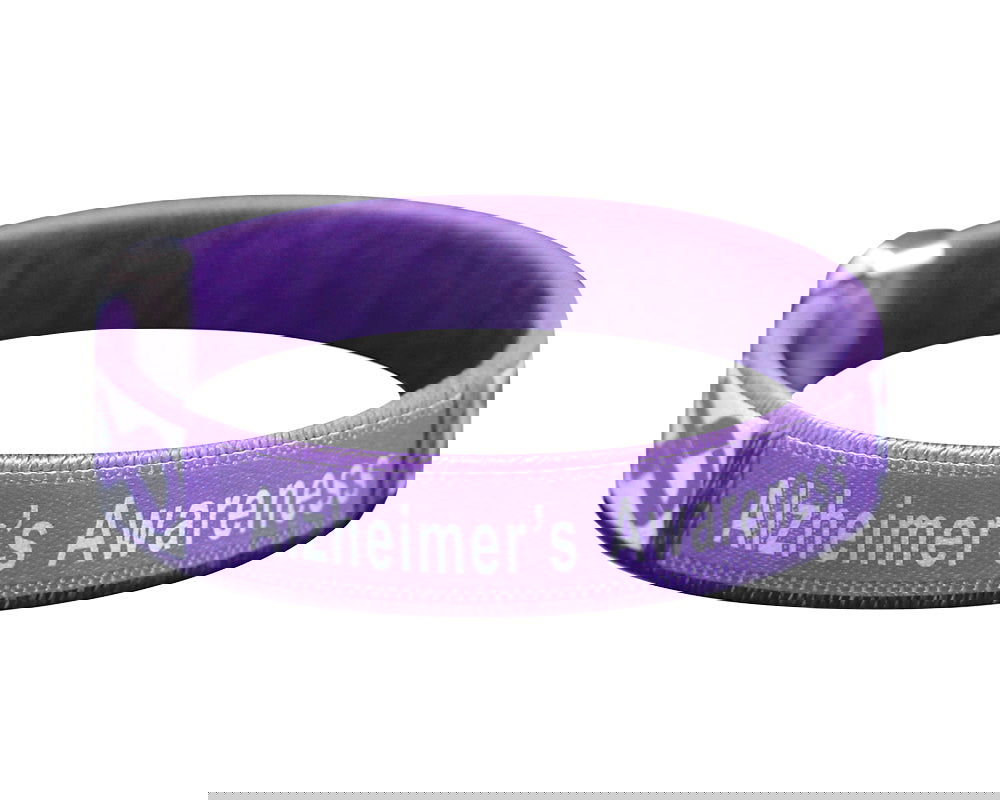 Alzheimer's Disease Awareness Bangle Bracelets - Fundraising For A Cause
