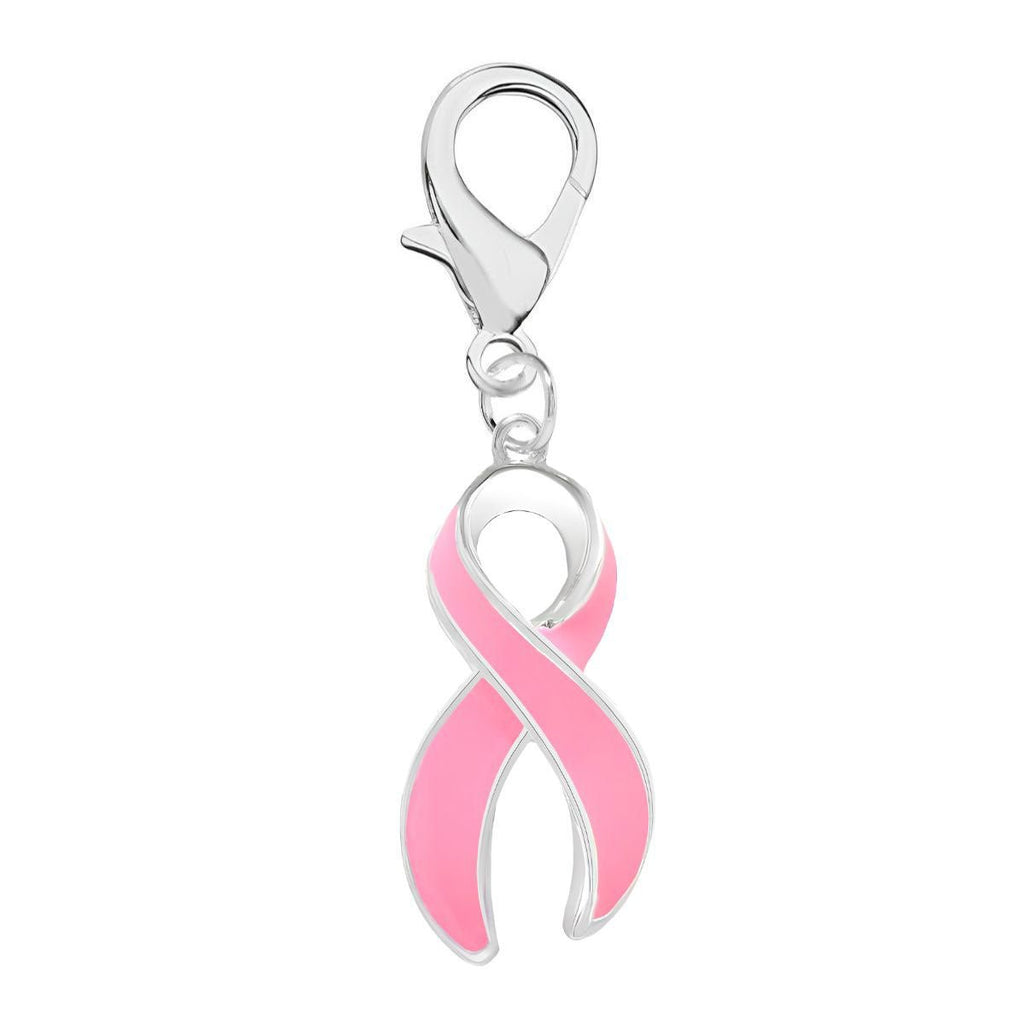 Large Pink Ribbon Hanging Charms - Fundraising For A Cause